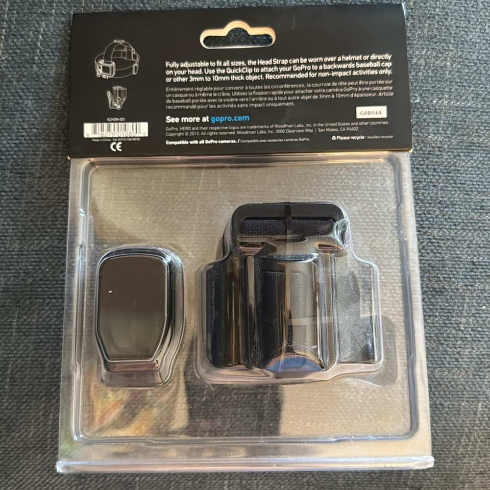 GoPro Head Strap + QuickClip - Picture 2 of 4